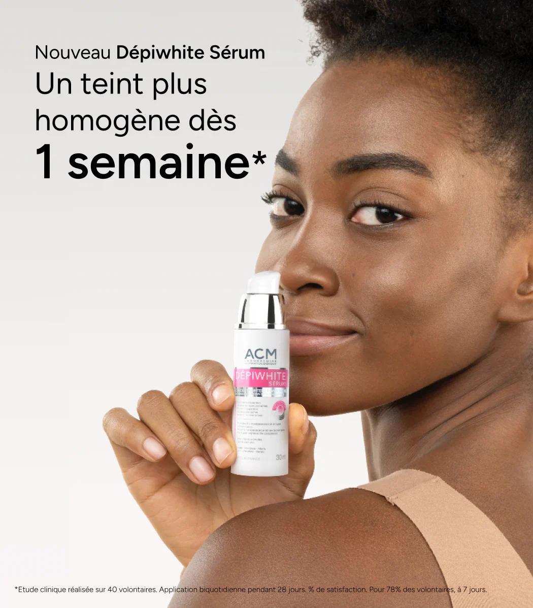 ACM DÉPIWHITE Sérum Concentré Intensif Anti-Taches 30ml Éclaircissant Lumineux Hyperpigmentation + Écran Solaire SPF50+ - Image 7