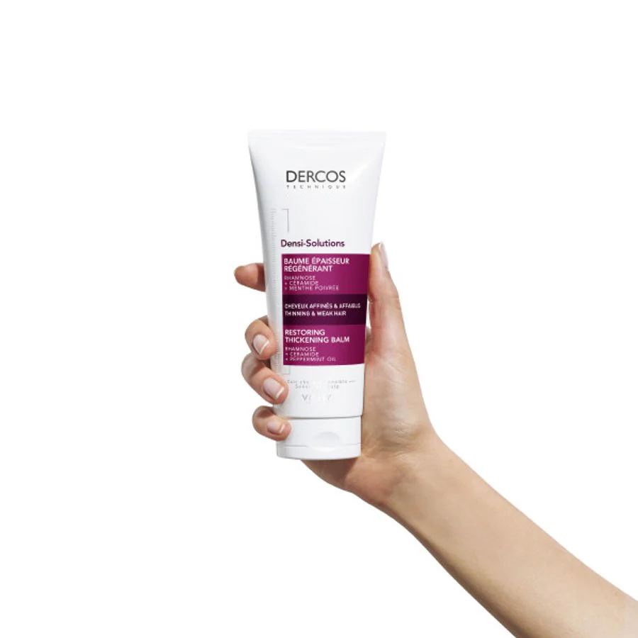 VICHY Dercos Densi-Solution Baume Épaisseur Régénérant Cheveux Fins 200ml - Image 5