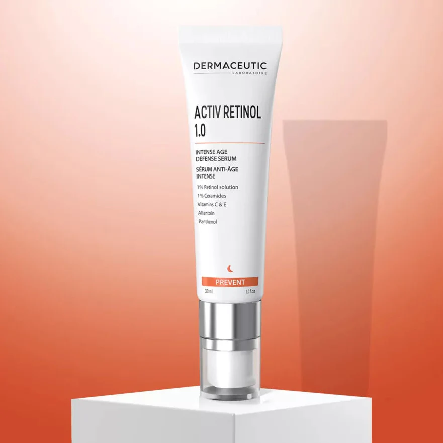 DERMACEUTIC Activ Retinol 1.0 30ml Sérum Anti-Âge Rétinol Pur 1.0% Intensif Rides Raffermissement - Image 4