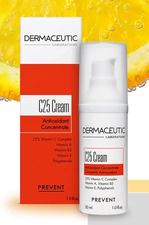 DERMACEUTIC C25 Crème 30ml - Crème Vitamine C 25% Éclat Anti-Âge - Image 7
