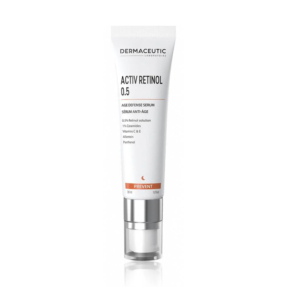DERMACEUTIC Activ Retinol 0.5 30ml Sérum Anti-Âge Rétinol Pur 0.5% Rides Raffermissement