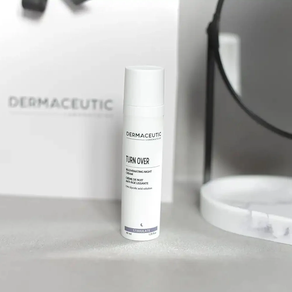 DERMACEUTIC Turnover 40ml - Crème Nuit Renouvellement Cellulaire 15% Acide Glycolique - Image 2
