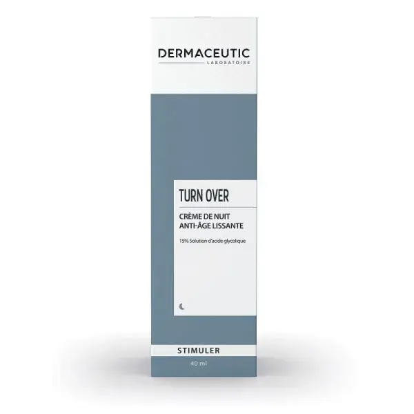 DERMACEUTIC Turnover 40ml - Crème Nuit Renouvellement Cellulaire 15% Acide Glycolique - Image 6
