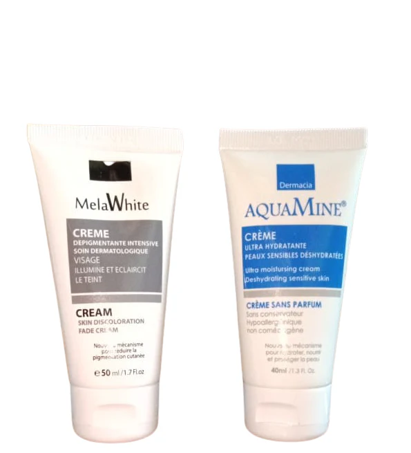 Dermacia MelaWhite Crème Dépigmentante Anti-Taches 50ml + Crème Hydratante OFFERTE - Image 2