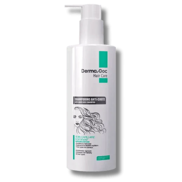 DERMADOC Shampooing Anti-Chute Soin Capillaire Fortifiant 400ml Biotine Caféine Stimulation Croissance