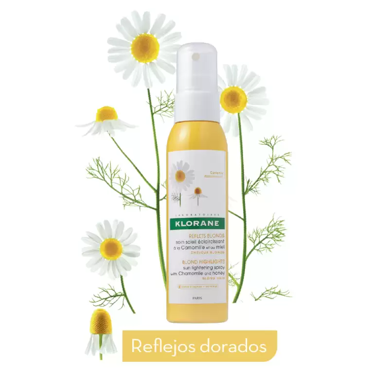 KLORANE Soin Spray à la Camomille 100ml - Cheveux Blonds Éclaircissant - Image 2
