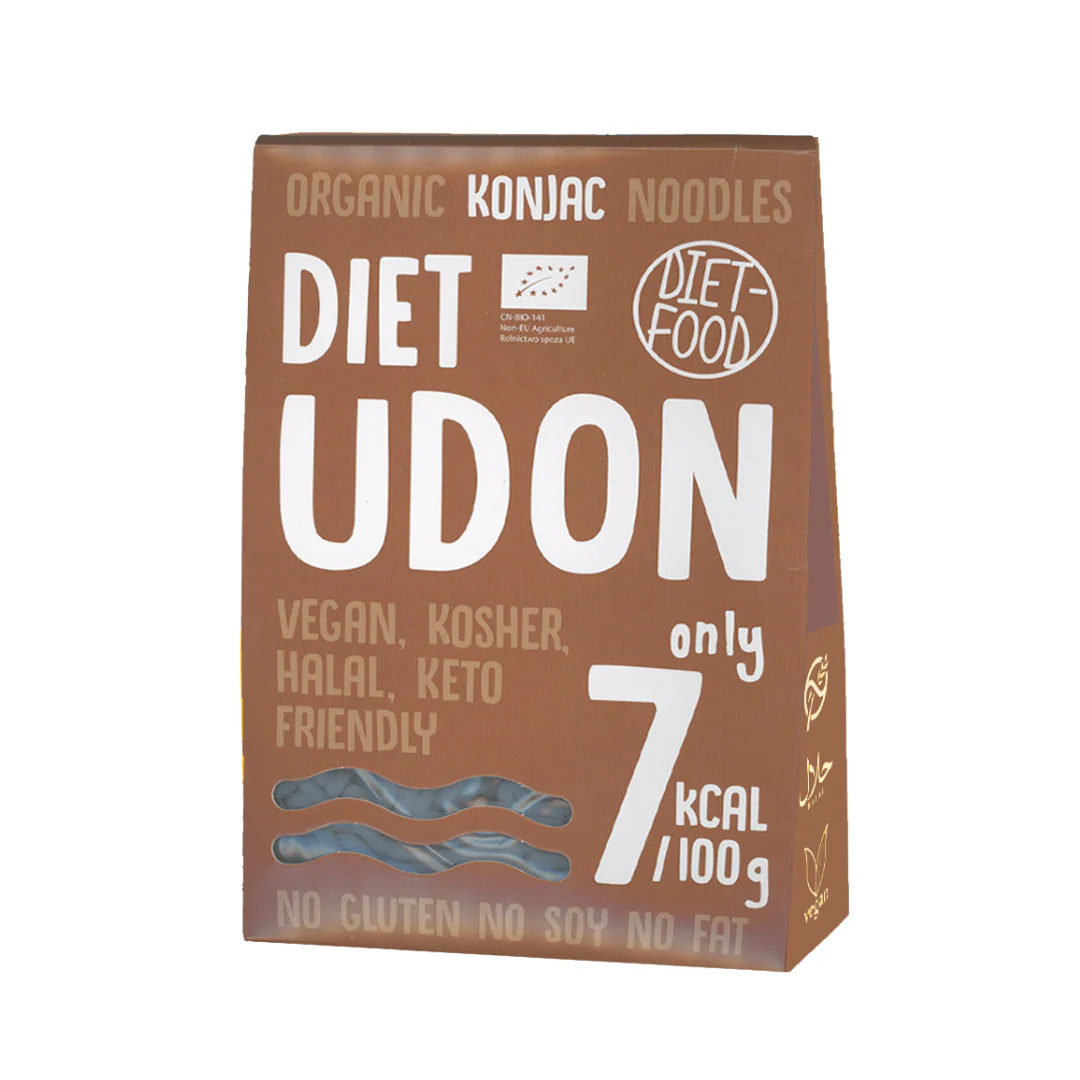 DIET FOOD Konjac Udon 300g Nouilles Minceur Bio Faibles Calories Régime Naturel