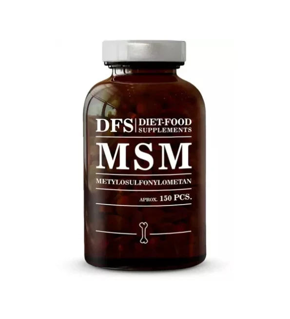 DIET FOOD MSM 750mg 150 Comprimés Complément Alimentaire Articulations Soufre Naturel Bien-Être