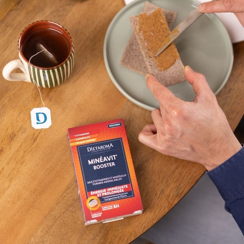 Dietaroma Mineavit Booster 30 Capsules Vitamines Minéraux Énergie Vitalité - Image 4