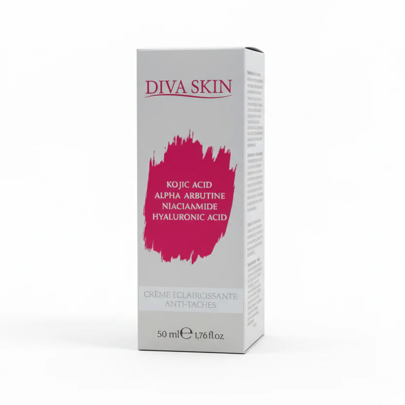 DIVA SKIN Crème Dépigmentante Anti-Taches 50ml Éclaircissant Unifiant Teint Lumineux Hyperpigmentation - Image 2