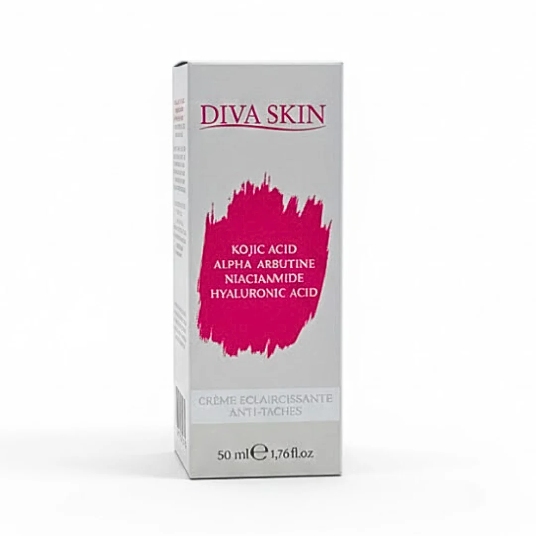 DIVA SKIN Pack Anti-Taches Crème 50ml + Gel Nettoyant 200ml + Écran Solaire Invisible SPF50+ Routine Complète - Image 2