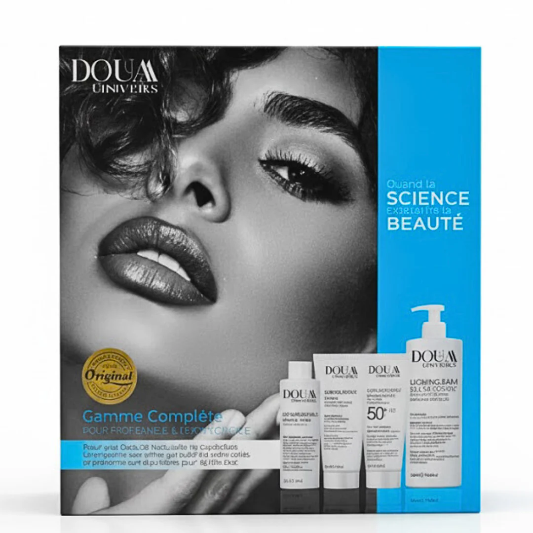 DOUAA COSMETICS Pack Éclaircissante & Protectrice Soin Visage Unifiant Anti-Taches