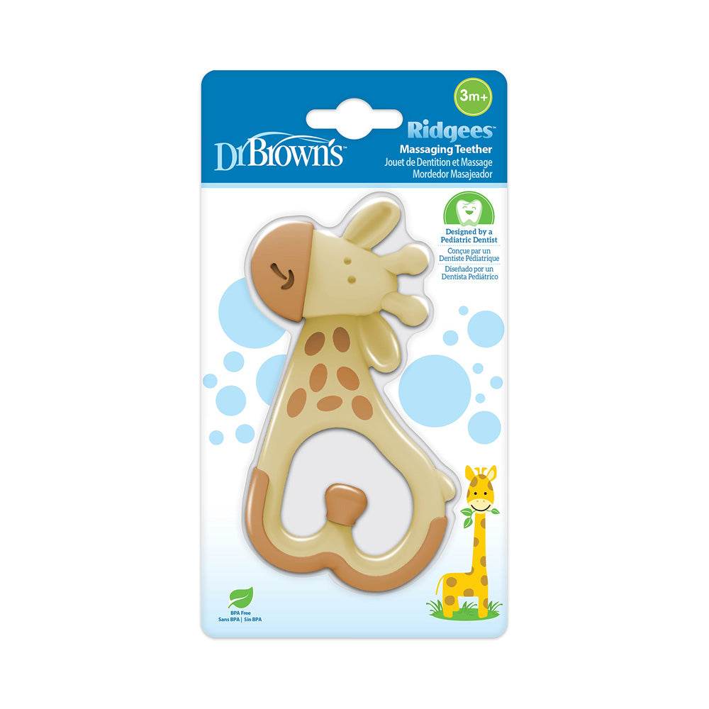 Dr Brown's Anneau De Dentition Apaisant Massant Girafe +3m TE445