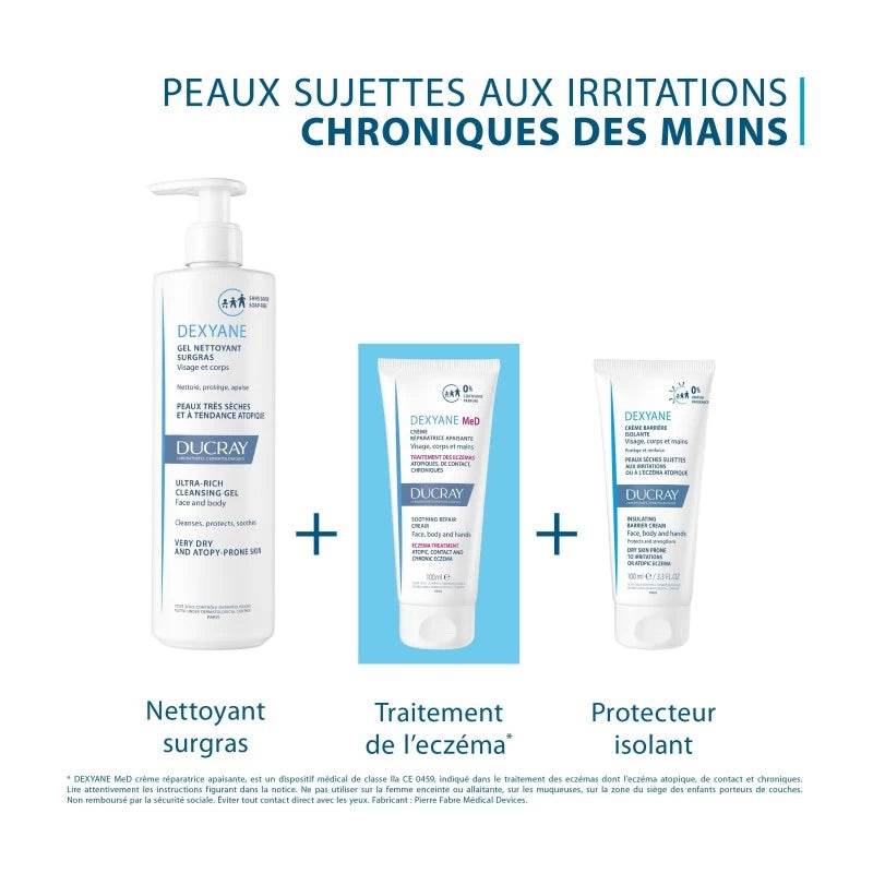 DUCRAY Dexyane MeD Crème Réparatrice Apaisante 100ml - Dispositif Médical Eczéma - Image 5