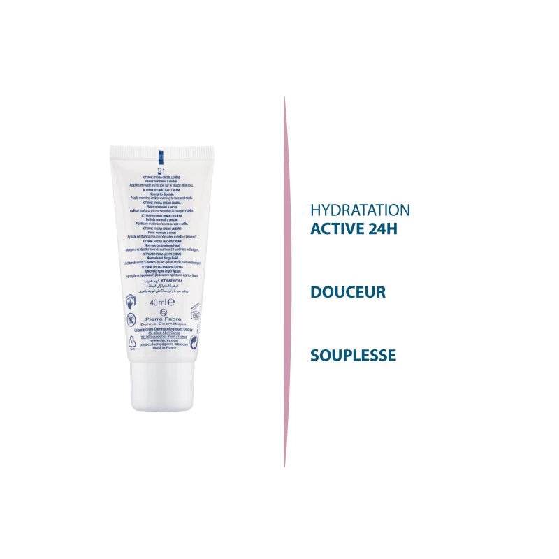 DUCRAY Ictyane Hydra Crème Légère Visage 40ml - Peaux Normales à Sèches - Image 4