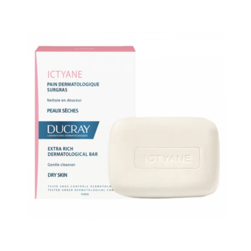 DUCRAY Ictyane Pain Surgras 200g - Nettoyant Doux Peaux Sèches & Sensibles - Image 2