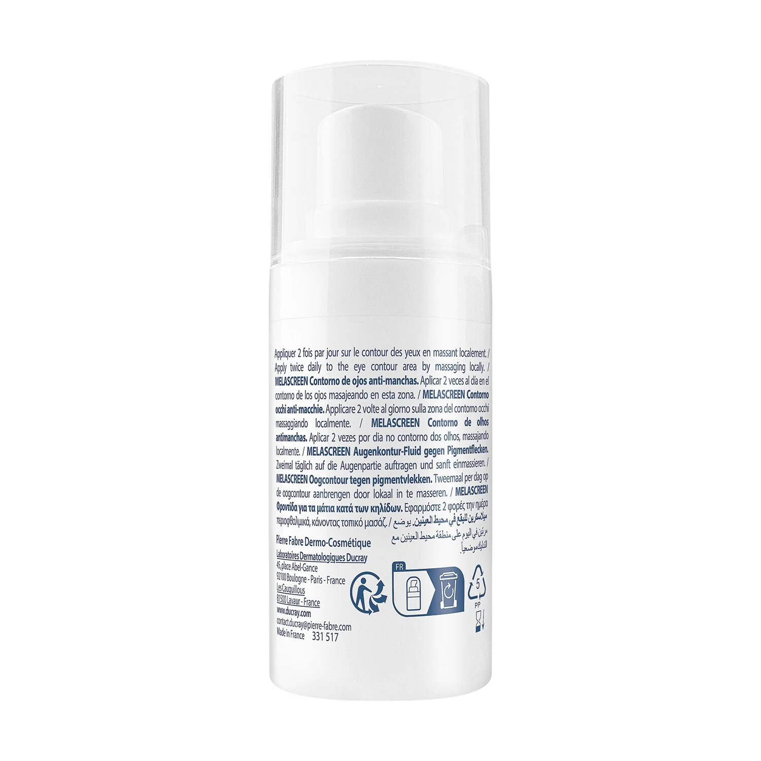 DUCRAY Melascreen Contour des Yeux Anti-Taches 15ml - Soin Dépigmentant Ciblé - Image 4
