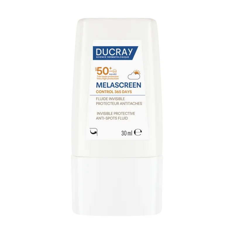 Ducray Melascreen Control Fluide Invisible SPF50+ 30ml Anti-Taches Peaux Hyperpigmentées Fini Invisible = Trousse Offerte - Image 4