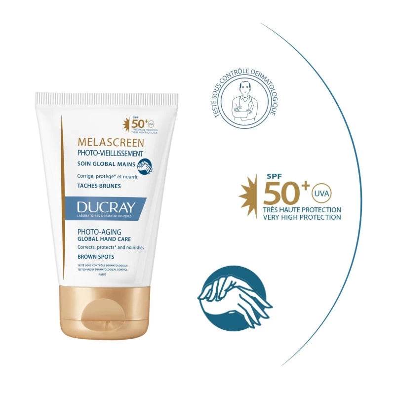 DUCRAY Melascreen Photo-Vieillissement Soin Global Mains 50ml - Anti-Âge & Antitaches - Image 5