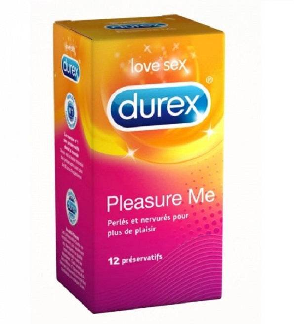 DUREX Pleasure Me 12 Préservatifs Nervurés Perlés Stimulants Plaisir Intense