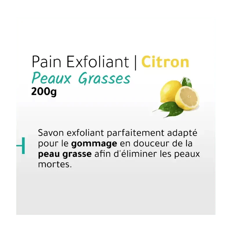 Dwhite Pain Exfoliant Citron Peaux Grasses 200g - Image 2