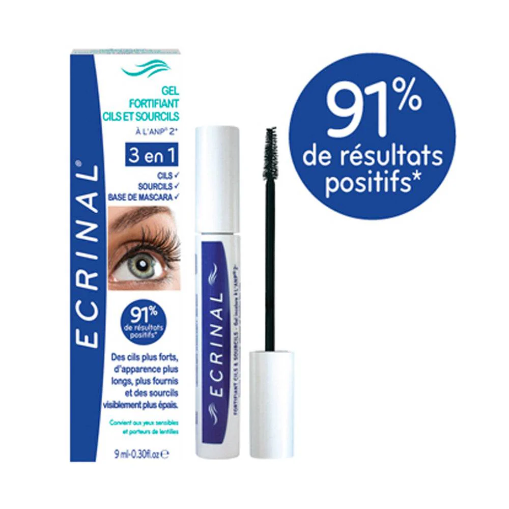Ecrinal ANP 2+ Fortifiant Cils Et Sourcils Gel Incolore 9ml