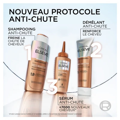 ELSEVE Fiber Booster Sérum Anti-Chute 102ml Aminexil Caféine Stimulation Croissance Capillaire Cheveux Fortifiés - Image 3