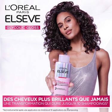 ELSEVE Glycolic Gloss Shampooing 200ml Acide Glycolique Lissage Brillance Miroir Cheveux Ternes Anti-Frisottis - Image 7