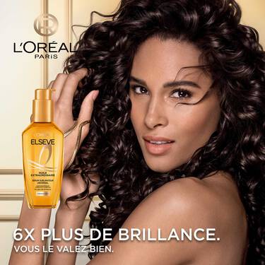 ELSEVE Huile Extraordinaire Cheveux Très Secs Kit Shampooing 200ml + Sérum 100ml Nutrition Intense Brillance - Image 3
