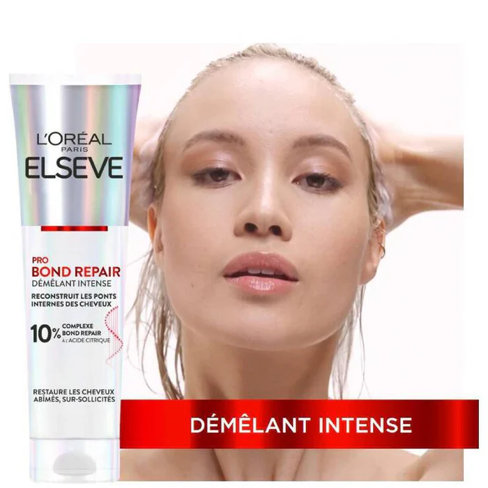 ELSEVE Bond Repair Routine Pack 2 Shampoings 200ml + Pré-Shampooing 200ml Acide Citrique Cheveux Abîmés Cassants - Image 4
