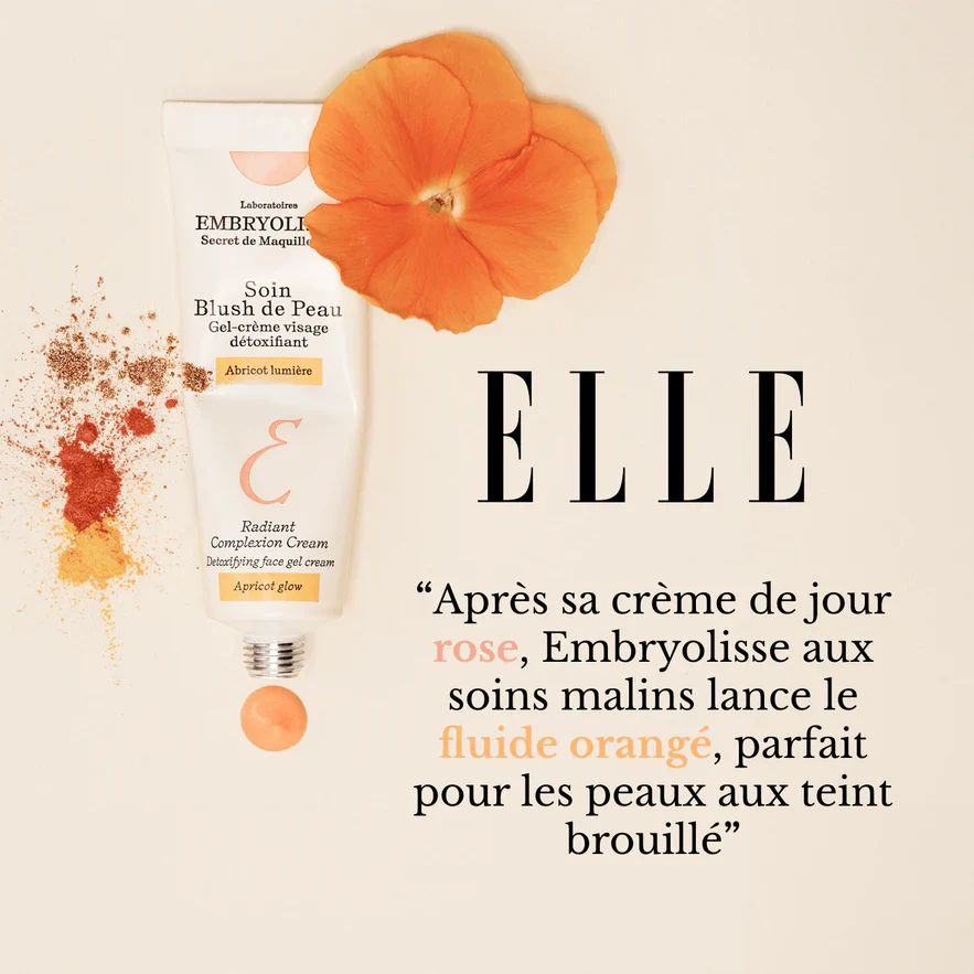 Embryolisse Soin Blush De Peau Abricot Lumière 30ml Soin Teinté Hydratant Éclat Doré - Image 5