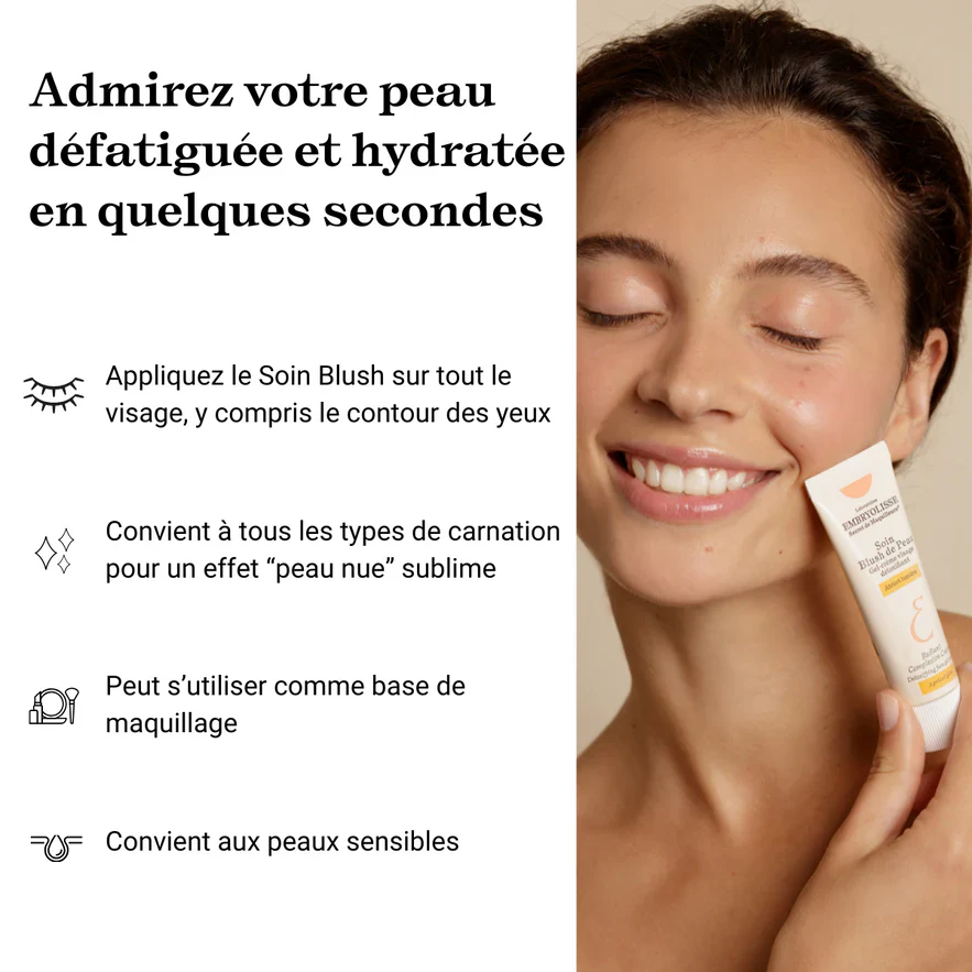 Embryolisse Soin Blush De Peau Abricot Lumière 30ml Soin Teinté Hydratant Éclat Doré - Image 7