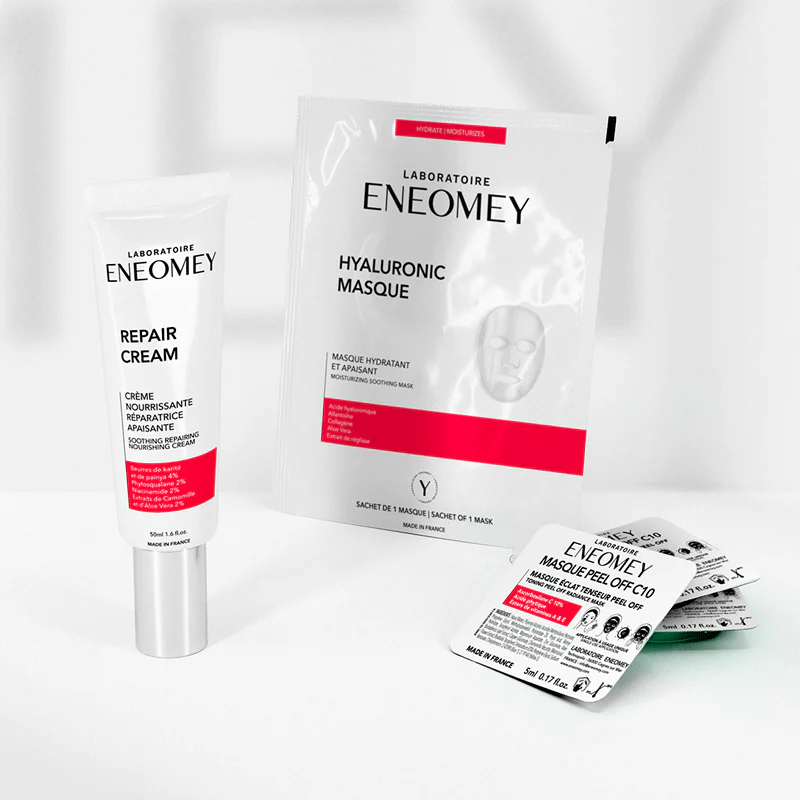 ENEOMEY Hyaluronic Masque Hydratant Apaisant 1 Pièce Acide Hyaluronique Repulpant Confort - Image 4