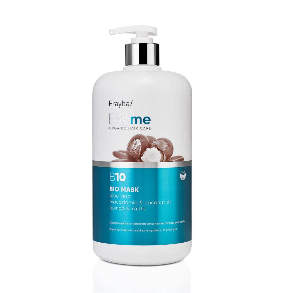 ERAYBA Biome B10 Bio Mask - Masque Capillaire Bio Naturel Format Salon 1000ml