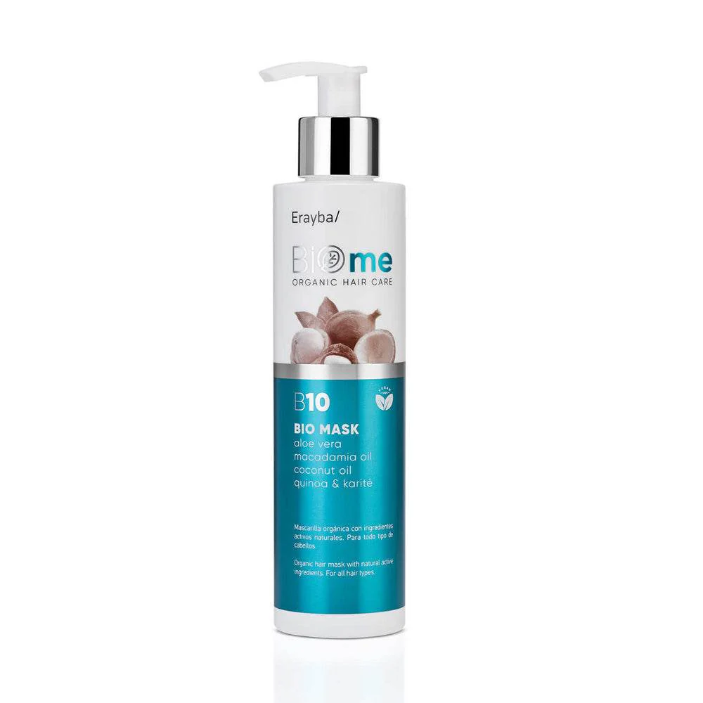 ERAYBA Biome B10 Bio Mask - Masque Capillaire Bio Naturel Tous Types 200ml
