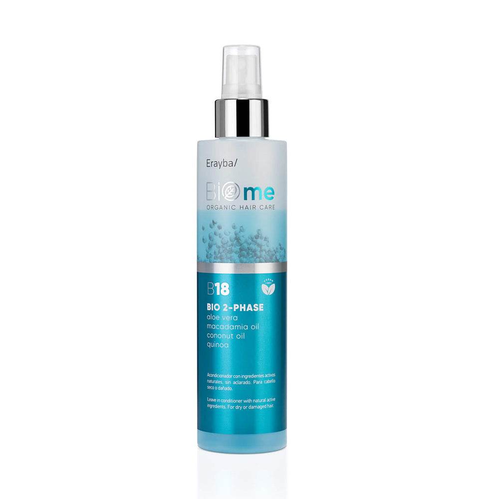 ERAYBA Biome B18 Bio 2-Phase - Soin Bi-Phasé Naturel Sans Rinçage 200ml