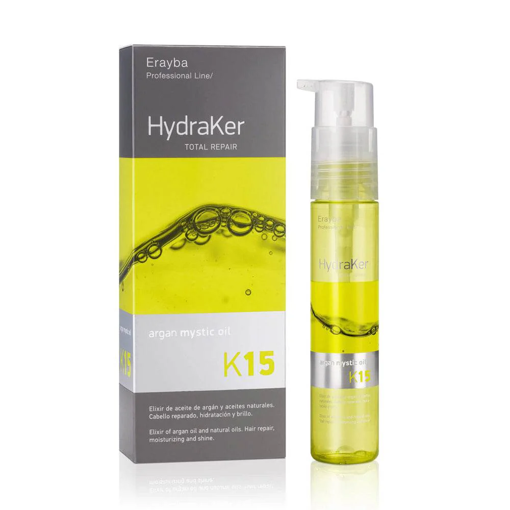 ERAYBA Hydraker K15 Argan Mystic Oil - Élixir Huile d'Argan Réparateur 50ml
