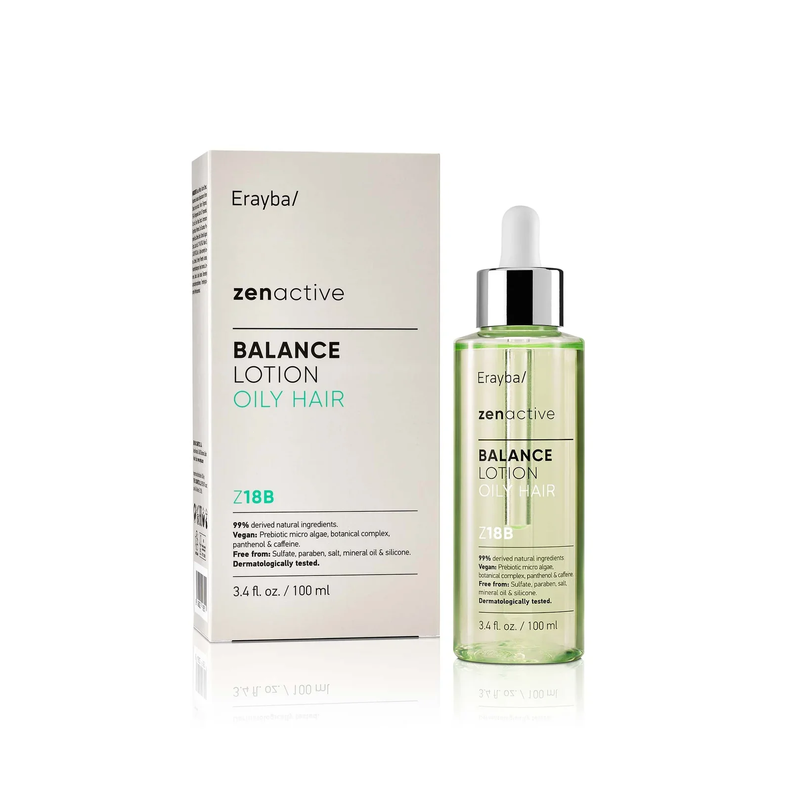 ERAYBA ZenActive Lotion Équilibrante Z18B Cuir Chevelu Gras Séborégulateur