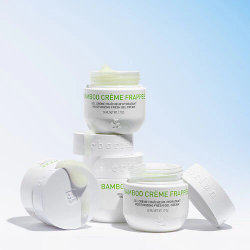 ERBORIAN Bamboo Crème Frappée 50ml Crème Hydratante Matifiante Pores Resserrés Peau Mixte - Image 4