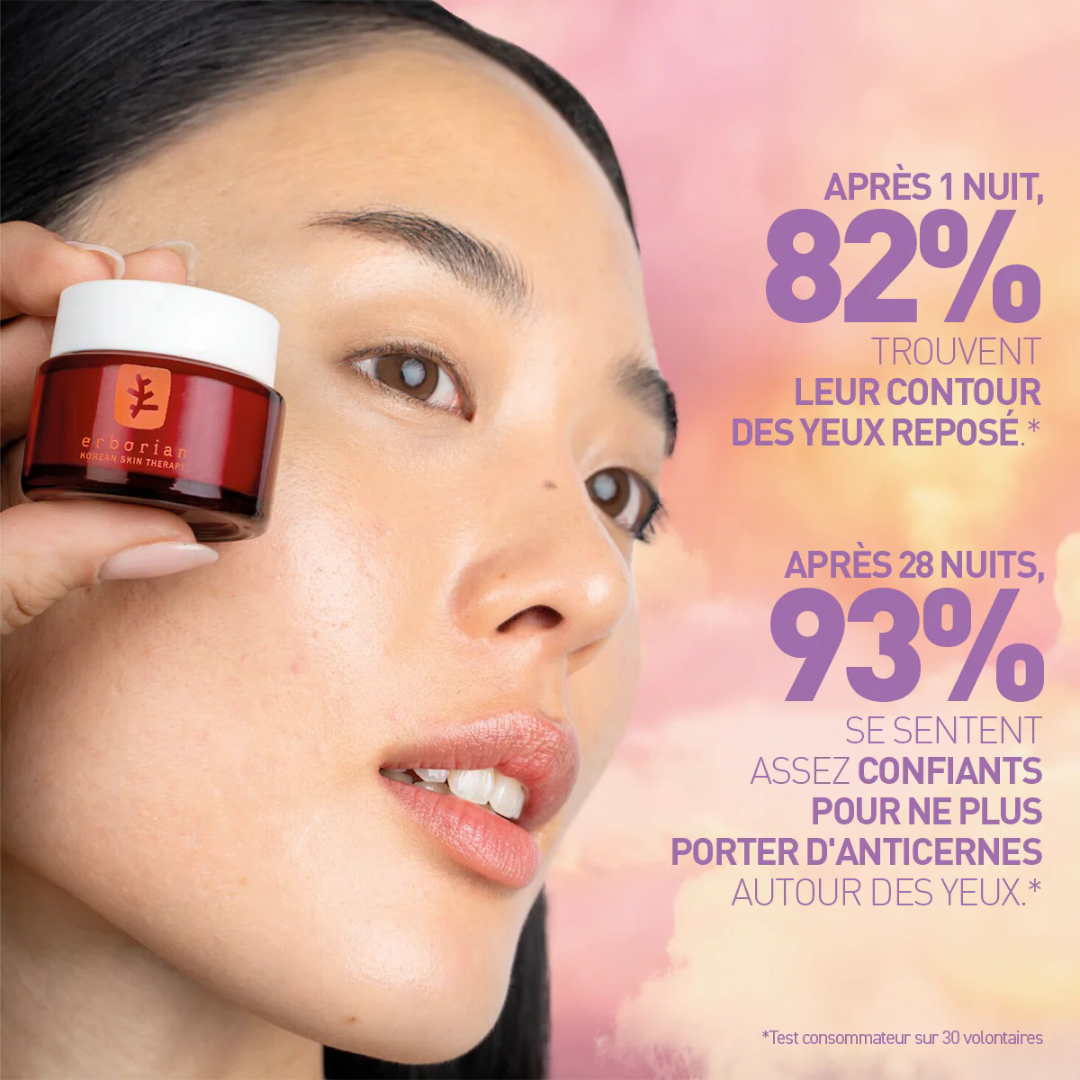 ERBORIAN Skin Therapy Eye 15ml Soin Contour Yeux Anti-Âge Cernes Poches Rides - Image 4