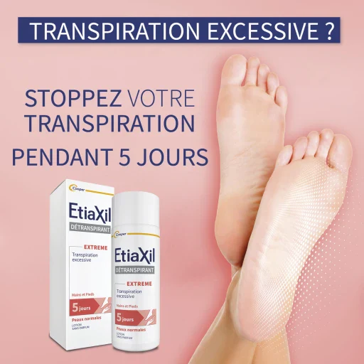 ETIAXIL Détranspirant Peaux Normales Lotion Mains et Pieds 100ml Anti-Transpiration Excessive Efficacité Clinique 5 Jours Protection Longue Durée - Image 8