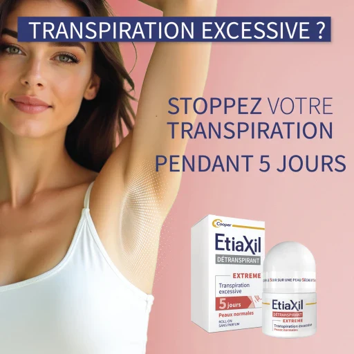 ETIAXIL Détranspirant Roll-On Peaux Normales 15ml Anti-Transpiration Aisselles Efficacité Extrême 5 Jours Protection Longue Durée - Image 7