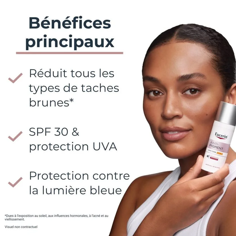EUCERIN Anti-Pigment Soin Jour SPF30 50ml Thiamidol Anti-Taches Protection Solaire - Image 6