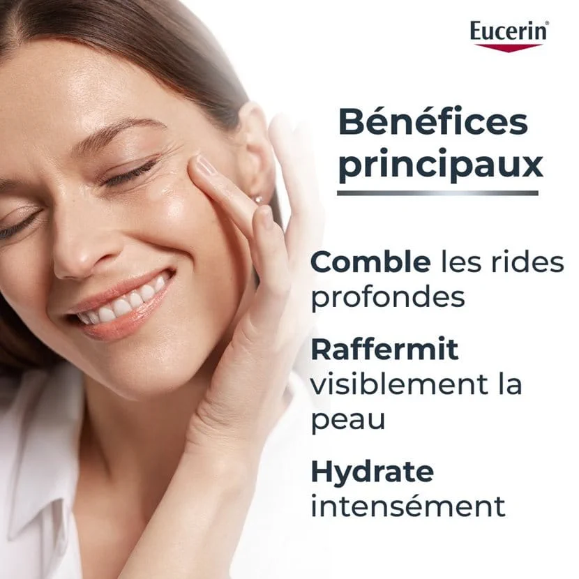 EUCERIN Hyaluron-Filler Soin Jour 3x Effect SPF15 50ml Anti-Rides Acide Hyaluronique Rides Comblées - Image 6