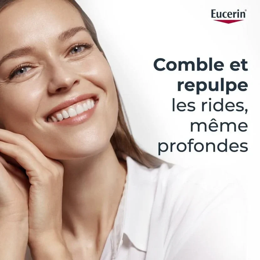 EUCERIN Hyaluron-Filler Soin Jour 3x Effect SPF15 50ml Anti-Rides Acide Hyaluronique Rides Comblées - Image 7