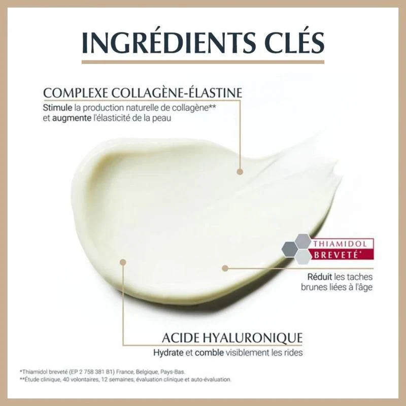 EUCERIN HYALURON-FILLER + ELASTICITY Soin Jour SPF15 50ml Anti-Âge Mature Acide Hyaluronique Thiamidol Fermeté Élasticité - Image 4