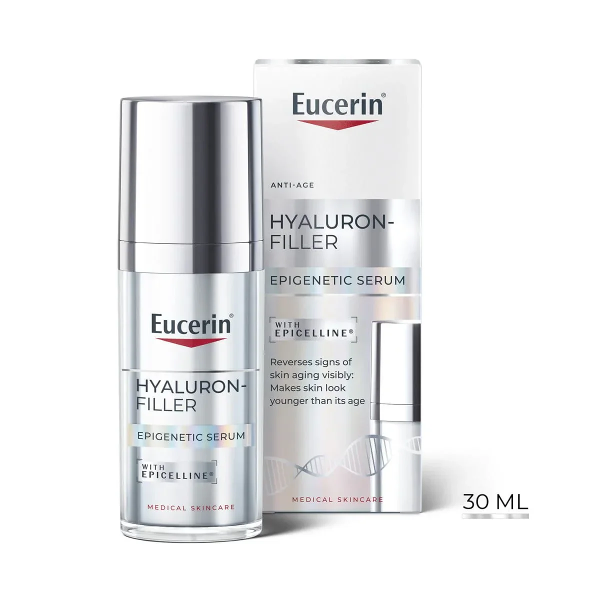 EUCERIN Hyaluron-Filler Epicelline Sérum 30ml Anti-Âge Rides Fermeté Éclat Peau