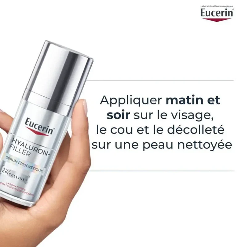 EUCERIN Hyaluron-Filler Epicelline Sérum 30ml Anti-Âge Rides Fermeté Éclat Peau - Image 6