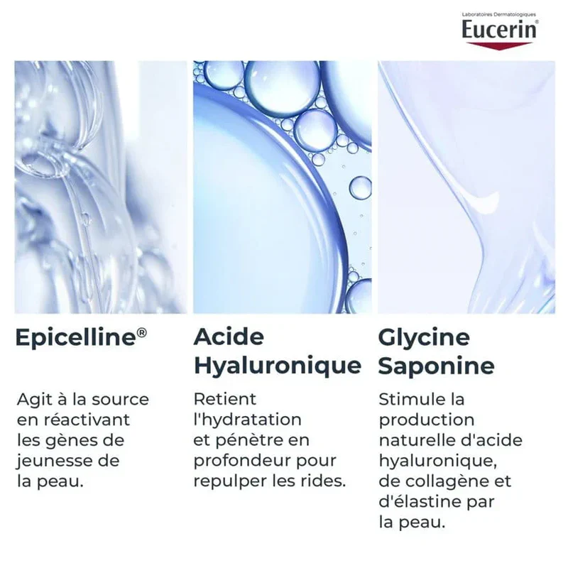 EUCERIN Hyaluron-Filler Epicelline Sérum 30ml Anti-Âge Rides Fermeté Éclat Peau - Image 8