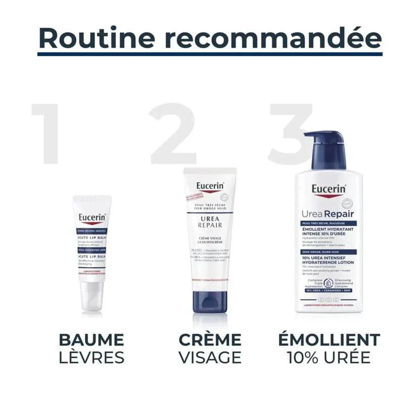 EUCERIN UreaRepair Crème Visage 5% Urée 50ml Soin Intensif Visage Sec Hydratation 24h Apaisement Texture Légère - Image 6